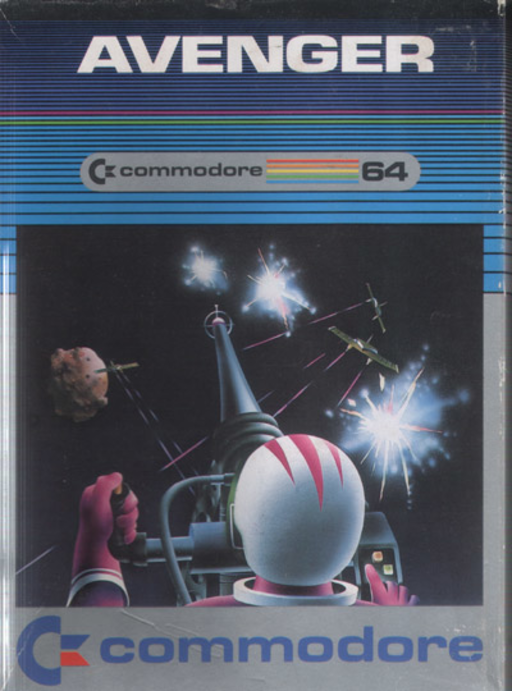 Avenger box art for Commodore 64